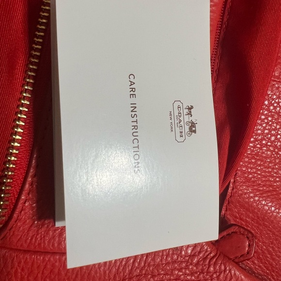 COACH PHOEBE HOBO BAG, HOT ORANGE - Picture 9 of 15